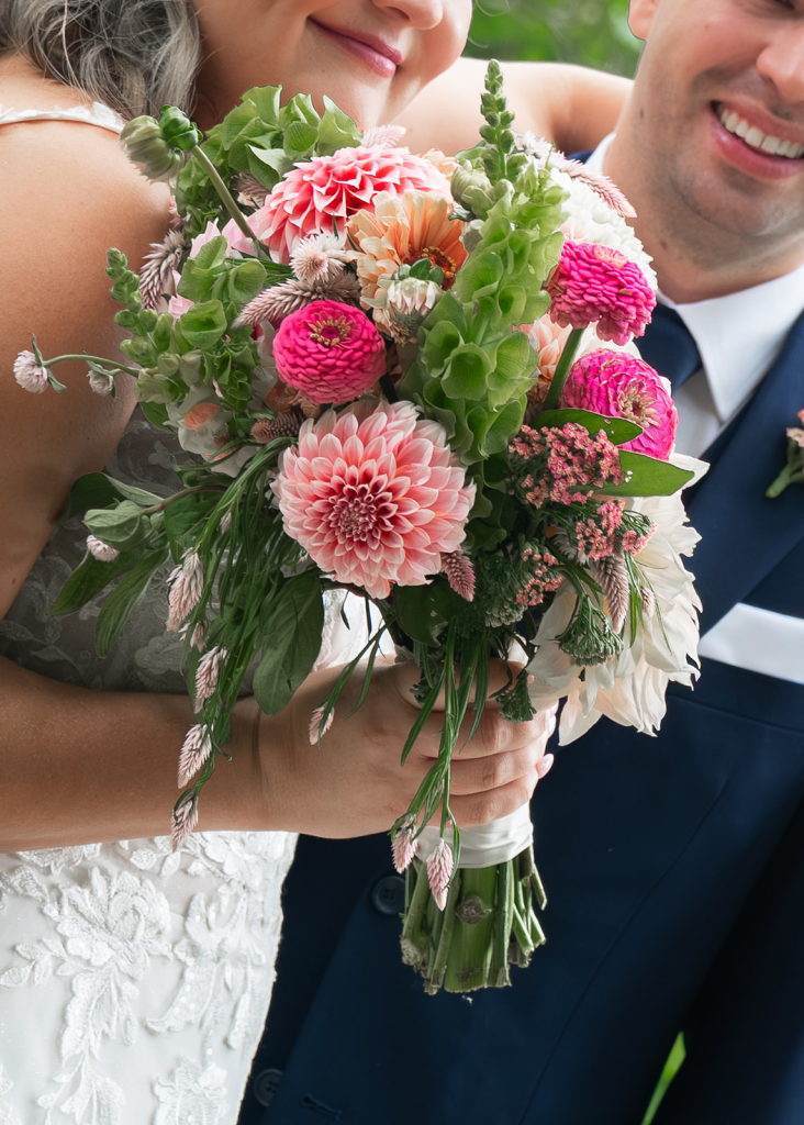 real floral bouquet
