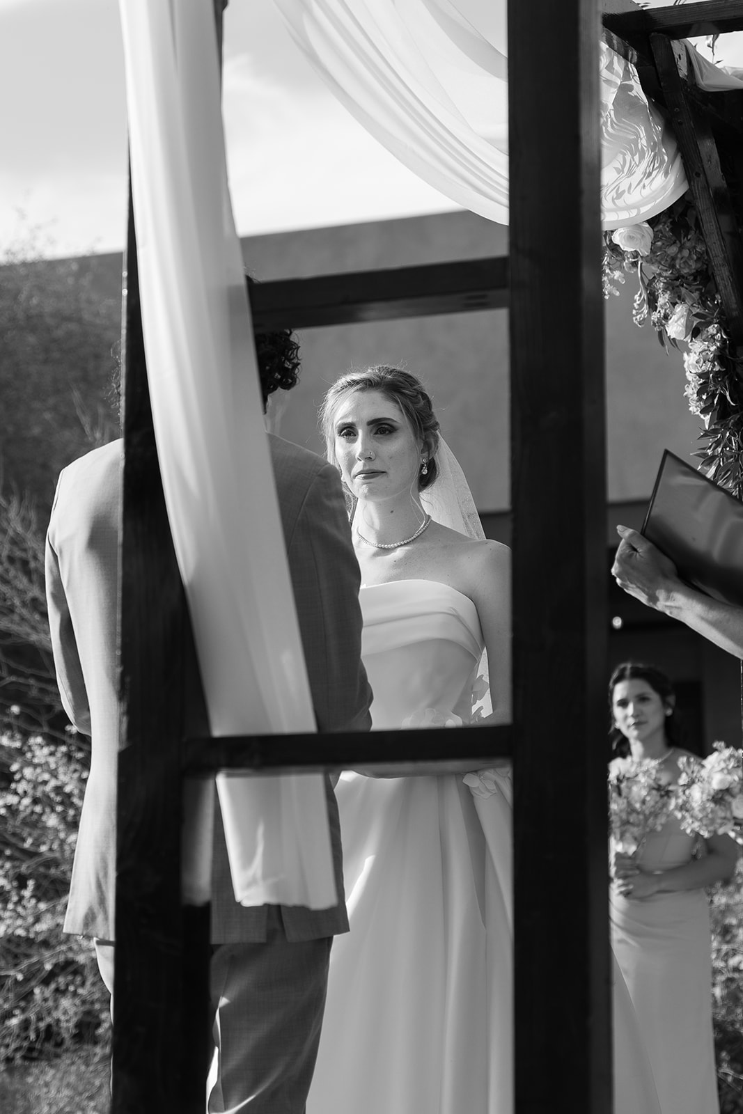 candid wedding ceremony photo