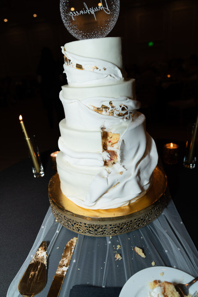 three tier wedding cake in arizona